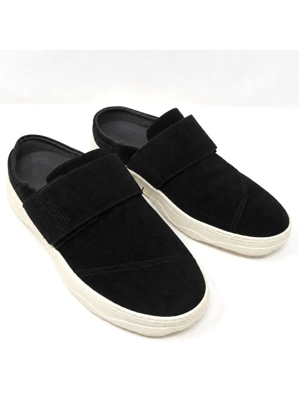 Vionic Lotus RX Orthotic Recovery Clog Black Suede Women's Size 9